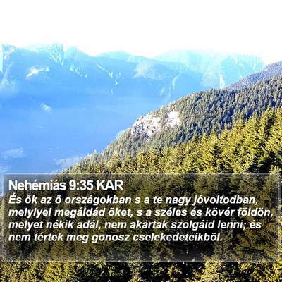 Nehémiás 9:35 KAR Bible Verse Image