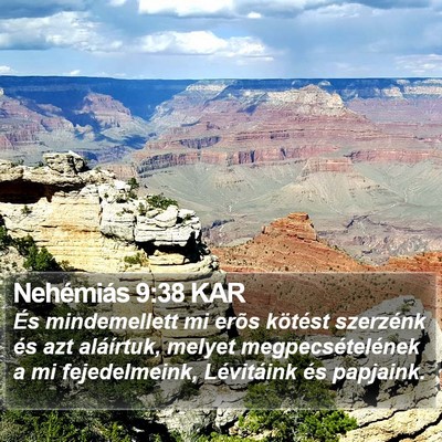 Nehémiás 9:38 KAR Bible Verse Image