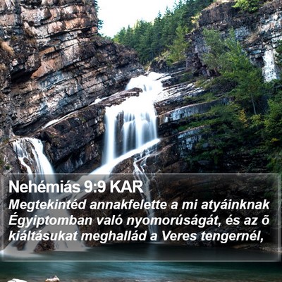 Nehémiás 9:9 KAR Bible Verse Image