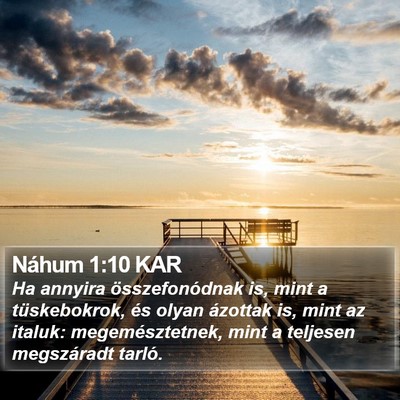 Náhum 1:10 KAR Bible Verse Image