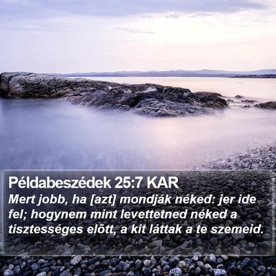 Példabeszédek 25:7 KAR Bible Verse Image