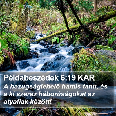 Példabeszédek 6:19 KAR Bible Verse Image