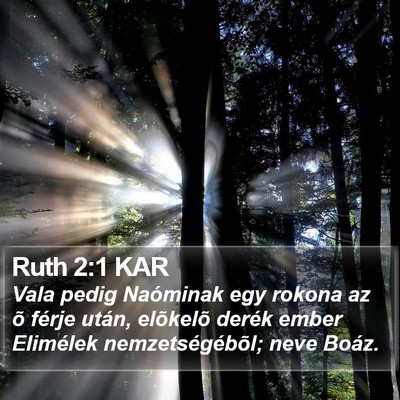 Ruth 2:1 KAR Bible Verse Image
