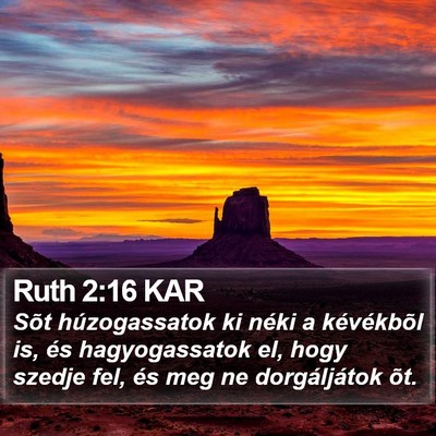 Ruth 2:16 KAR Bible Verse Image