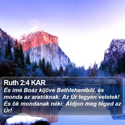 Ruth 2:4 KAR Bible Verse Image
