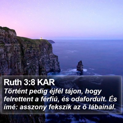 Ruth 3:8 KAR Bible Verse Image