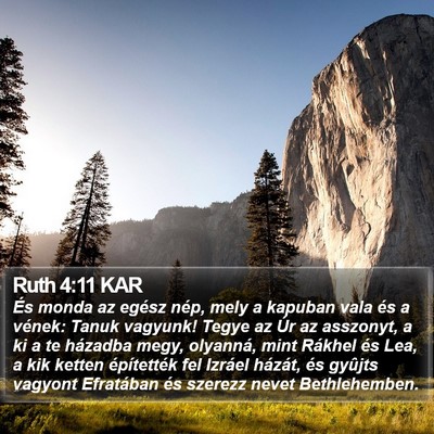 Ruth 4:11 KAR Bible Verse Image