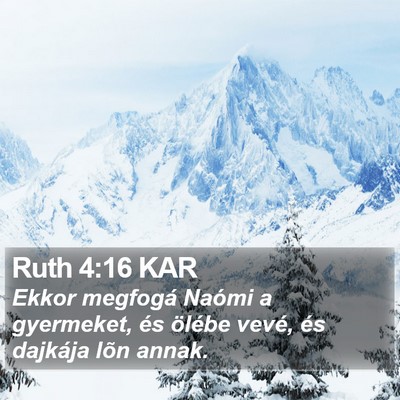 Ruth 4:16 KAR Bible Verse Image