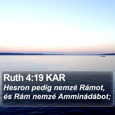 Ruth 4:19 KAR Bible Verse Image