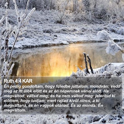Ruth 4:4 KAR Bible Verse Image