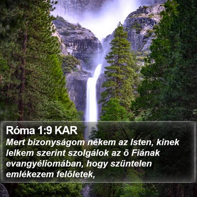 Róma 1:9 KAR Bible Verse Image