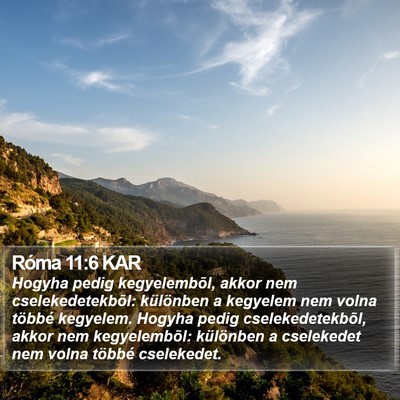 Róma 11:6 KAR Bible Verse Image