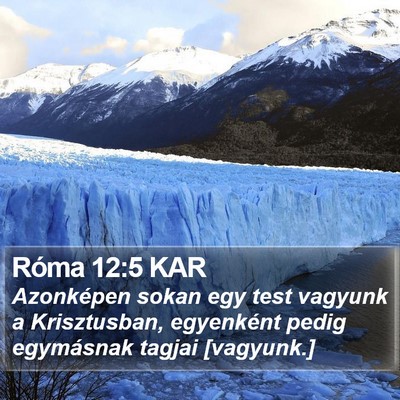 Róma 12:5 KAR Bible Verse Image