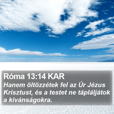 Róma 13:14 KAR Bible Verse Image