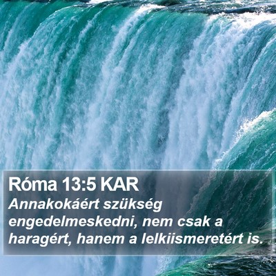 Róma 13:5 KAR Bible Verse Image
