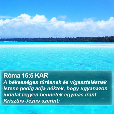 Róma 15:5 KAR Bible Verse Image
