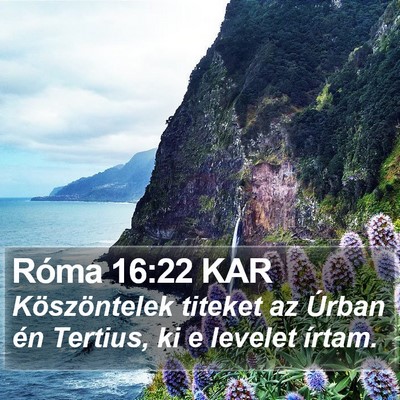 Róma 16:22 KAR Bible Verse Image