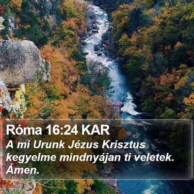 Róma 16:24 KAR Bible Verse Image