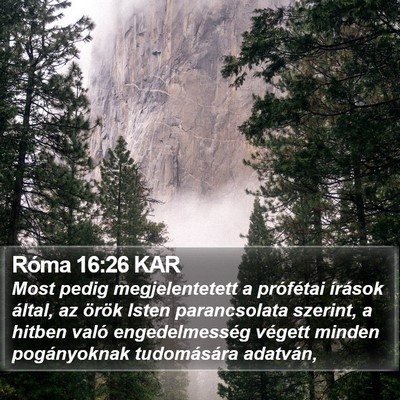Róma 16:26 KAR Bible Verse Image