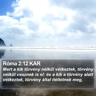 Róma 2:12 KAR Bible Verse Image