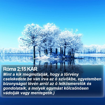 Róma 2:15 KAR Bible Verse Image