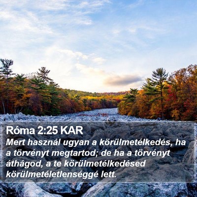 Róma 2:25 KAR Bible Verse Image