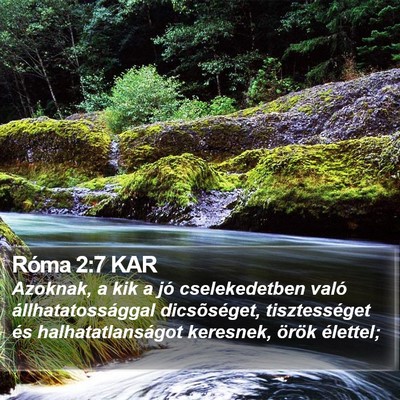 Róma 2:7 KAR Bible Verse Image