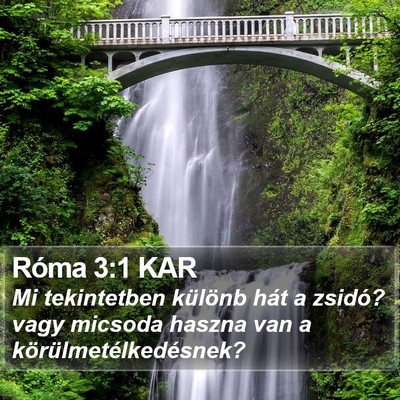 Róma 3:1 KAR Bible Verse Image