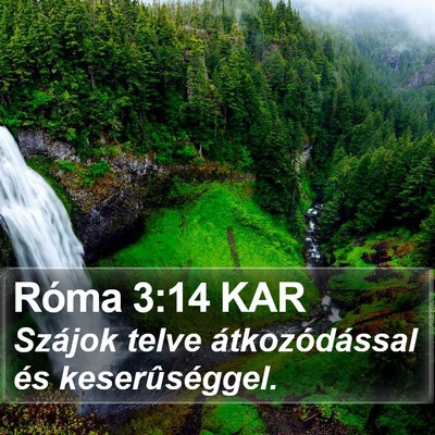 Róma 3:14 KAR Bible Verse Image