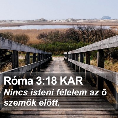 Róma 3:18 KAR Bible Verse Image