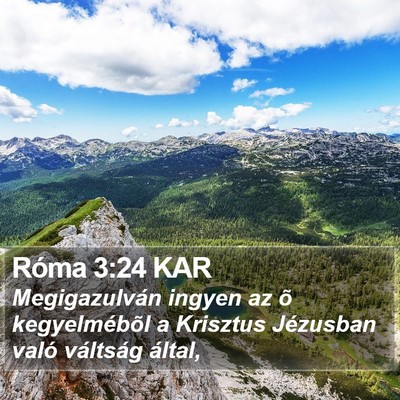 Róma 3:24 KAR Bible Verse Image