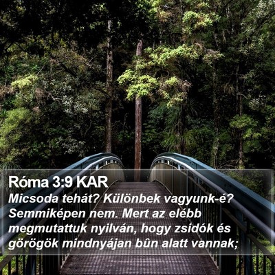 Róma 3:9 KAR Bible Verse Image