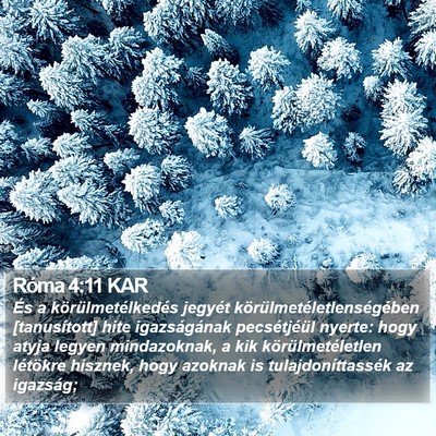 Róma 4:11 KAR Bible Verse Image