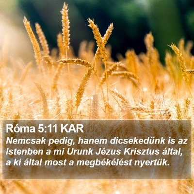 Róma 5:11 KAR Bible Verse Image