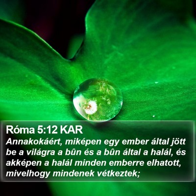 Róma 5:12 KAR Bible Verse Image