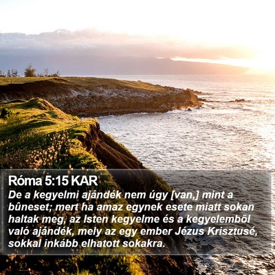 Róma 5:15 KAR Bible Verse Image