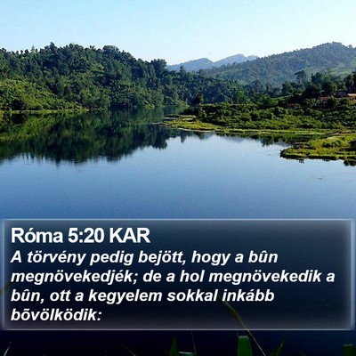 Róma 5:20 KAR Bible Verse Image