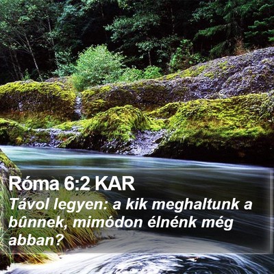 Róma 6:2 KAR Bible Verse Image