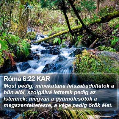 Róma 6:22 KAR Bible Verse Image