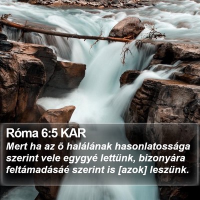 Róma 6:5 KAR Bible Verse Image