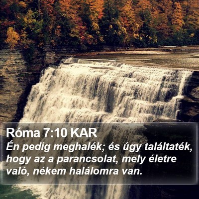Róma 7:10 KAR Bible Verse Image