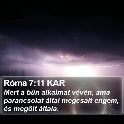 Róma 7:11 KAR Bible Verse Image