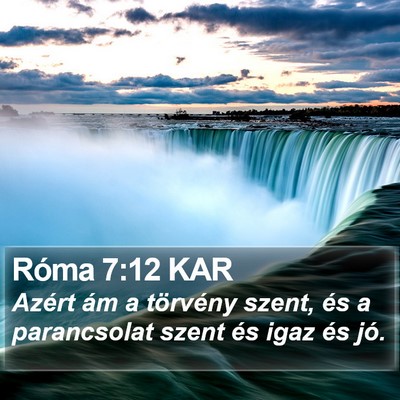 Róma 7:12 KAR Bible Verse Image