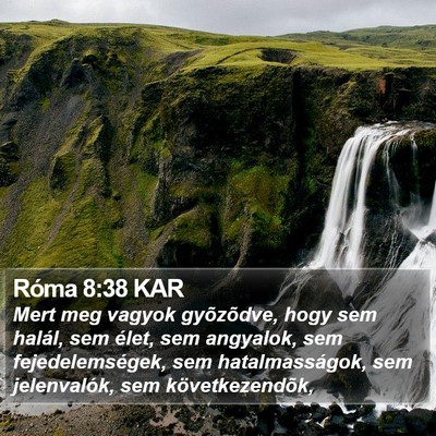 Róma 8:38 KAR Bible Verse Image