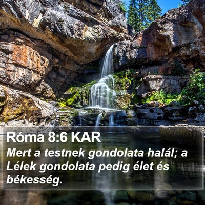 Róma 8:6 KAR Bible Verse Image