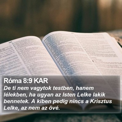 Róma 8:9 KAR Bible Verse Image