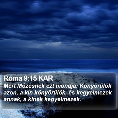 Róma 9:15 KAR Bible Verse Image