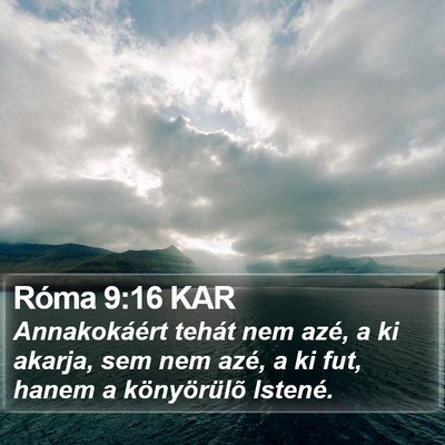 Róma 9:16 KAR Bible Verse Image