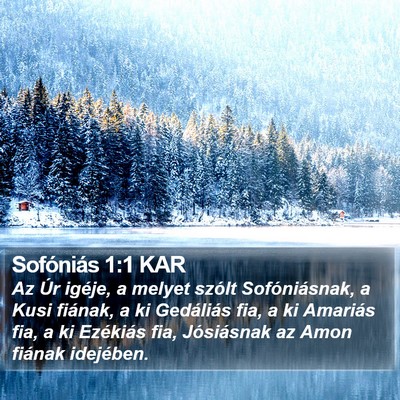 Sofóniás 1:1 KAR Bible Verse Image