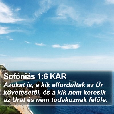 Sofóniás 1:6 KAR Bible Verse Image